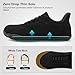 relxfeet Men's Minimalist Barefoot Gym Shoes Zero Drop Wide Toe Box Slip-On Sneakers Lightweight Non-Slip Workout Training Fitness Shoes (Black, 50)