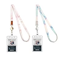 Lindo Soporte De Identificación De Cordón Duradero Retráctil Para Tarjetas De Identificación, Soporte Impermeable Para Tarjetas De Identificación Para