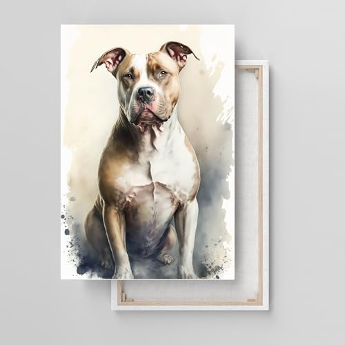 Maglietta Uomo Cotone Grigia 'Pitbull Terrier - Attenzione Pericolosa' - Manica Corta