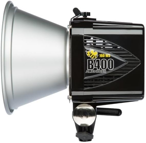 Buff AlienBees B400 Monolight with silver reflector