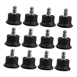 Roulettes fixes : cette roulette de chaise est très adaptée aux chaises de bureau, aux chaises d'ordinateur, facile à assortir à n'importe quel style de chaise, roulettes pour meubles