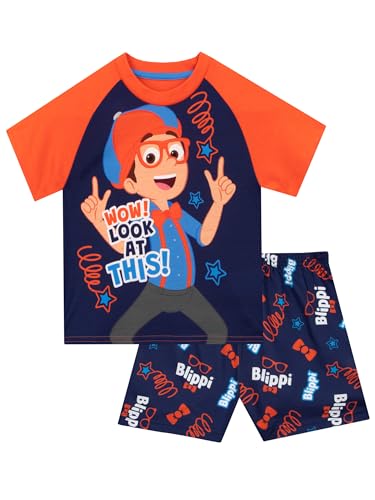 Blippi Pyjamas | Boys Short Pyjamas | Fun Boys Pyjama Sets Multicoloured 3-4 Years