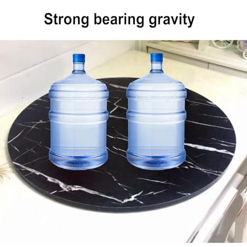 Plateau tournant Lazy Susan en bois – Spacieux, durable pour salle à manger, garde-manger, organisation de salle d'artisanat