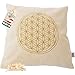 Produktbild myZirbe Kissen Blume des Lebens 40x40 cm gefüllt mit Zirbenspänen