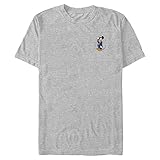 Disney Men's One : Walt’s Plane-Pilot Mickey Mouse T-Shirt, Athletic Heather, XX-Large