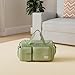 Suruid Travel Duffel Bag with Shoes Compartment Sports Gym Bag with Dry Wet Separated Pocket for Men and Women, Overnight Bag Weekender Bag Training Handbag Yoga Bag - Green