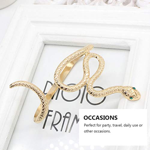 KESYOO 2 Pcs Pulseira de Cobra Pulseira Criativa Forma de Cobra Do Vintage BraÃ§o Manguito Halloween