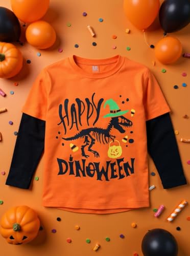 Image of Unique Baby Boys Layered Long Sleeve Kids Toddler Graphic T Shirt