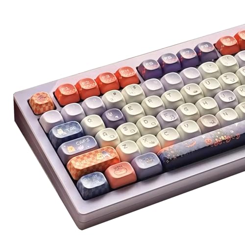 Teclas de PBT perfil MOA premium con temática de Halloween y sublimación para teclado