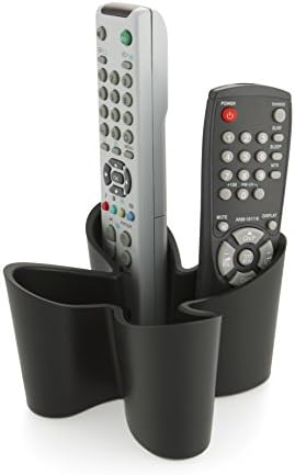 j-me Cozy Media Storage Caddy/Remote Control Holder/Remote Caddy/Media Organizer (Black). This remote holder is the perfect storage solution for all types of media controls. Non slip rubber.