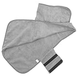 Healifty Bata de Baño para Perros XS de Algodón Gris, Toalla Absorbente de Microfibra para Secado Rápido, Ropa Cómoda y Transpirable para Mascotas, Adecuado para Uso Postbaño y Cuidado