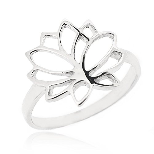 Sovats Anillo Mujer Flor de Loto, Tamaño 60