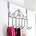 SSAWcasa Over The Door Hooks - Over Door Towel Rack & Coat Hanger Organizer for Bathroom