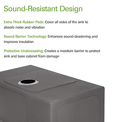 Hykolity 30-Inch Undermount Kitchen Sink, 16 Gauge Single Bowl Stainless Steel Kitchen Sink With Strainer & Bottom Grid, 30" X 18" X 9" #TOP4