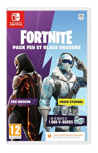 Fortnite – Pack Feu Et Glace Obscurs (Code de téléchargement du jeu dans la boîte) - Switch