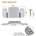 AWTOK Sectional Sofa Connector Bracket, Sectional Couch Connectors Bands for Sectionals,Furniture Connectors with Screws,4 Pieces
