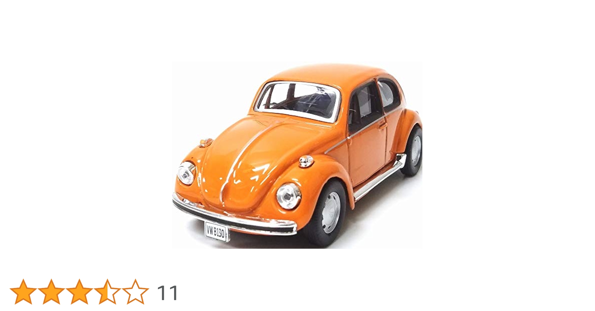 オレンジ ビートル ミニカー レビュー モーターマックス 1/24 フォルクスワーゲン タイプ1