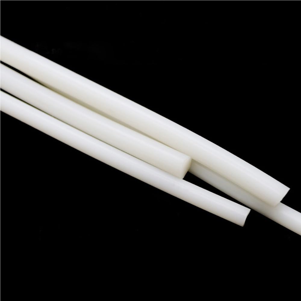 Cordón de sellado redondo Tira de silicona sólida, junta goma blanca, tiras sellado molduras, resistente a altas temperaturas, 1 pieza(10M*14MM)