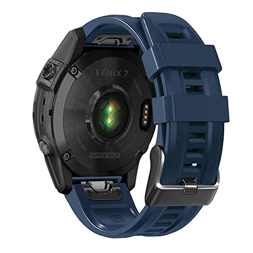 Correa de silicona de 22mm para Garmin Epix que evita rozaduras en la piel