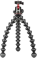 Vista 14 de Joby GorillaPod - Kit de trípode compacto con cabezal esférico para cámaras sin espejo de hasta 2.2 libras, negro/carbón.