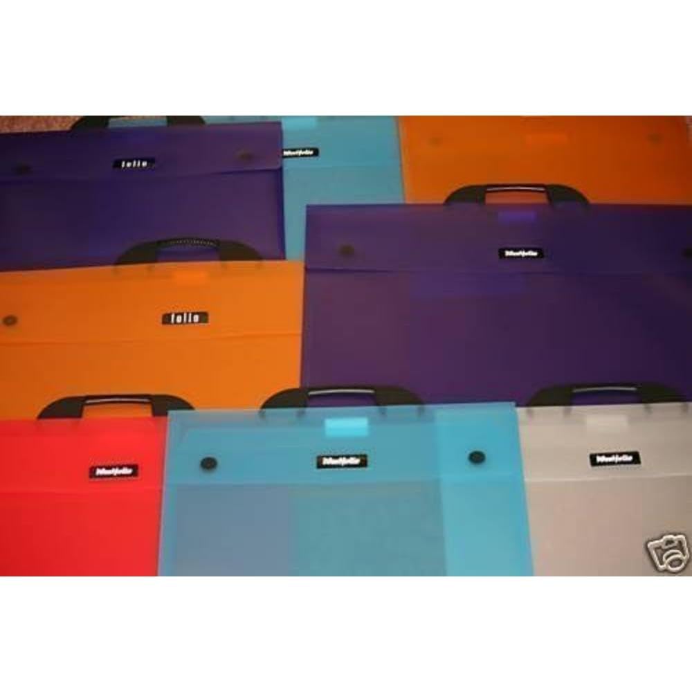 Westfolio Art Portfolio Folder Raspberry A2, 100 Sheet Capacity, Carry Case Bag For Art, Painting Keeps Paper Flat For Travel