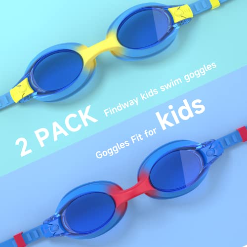 Findway Kids Swimming Goggles,Girls Boys Children Swim Goggles - Image 2