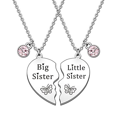 HULALA Big Sis Lil Sis - Collar para 2 hermanas y hermanas Cover