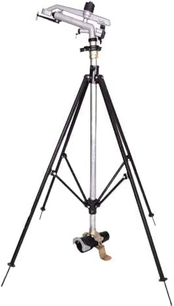 AUTOMAT HT-40G Aluminum Penguin Rain Gun Complete Set | 75MM (2.5 Inch) | C-Type Adapter | 4 Ft Riser Pipe | 4 Leg Adjustable Stand | Clamp, Foot Button, Rubber Washer & End Cap-image-6