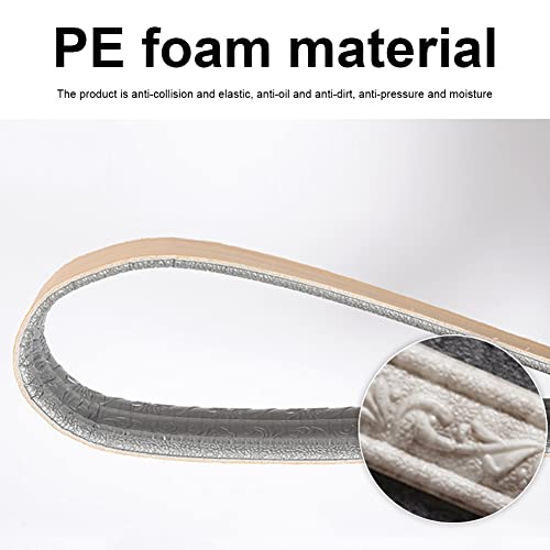 Ferramenta de pintura de diamante, espuma 3D autoadesiva borda de parede linha de cintura 2,3 m faça
