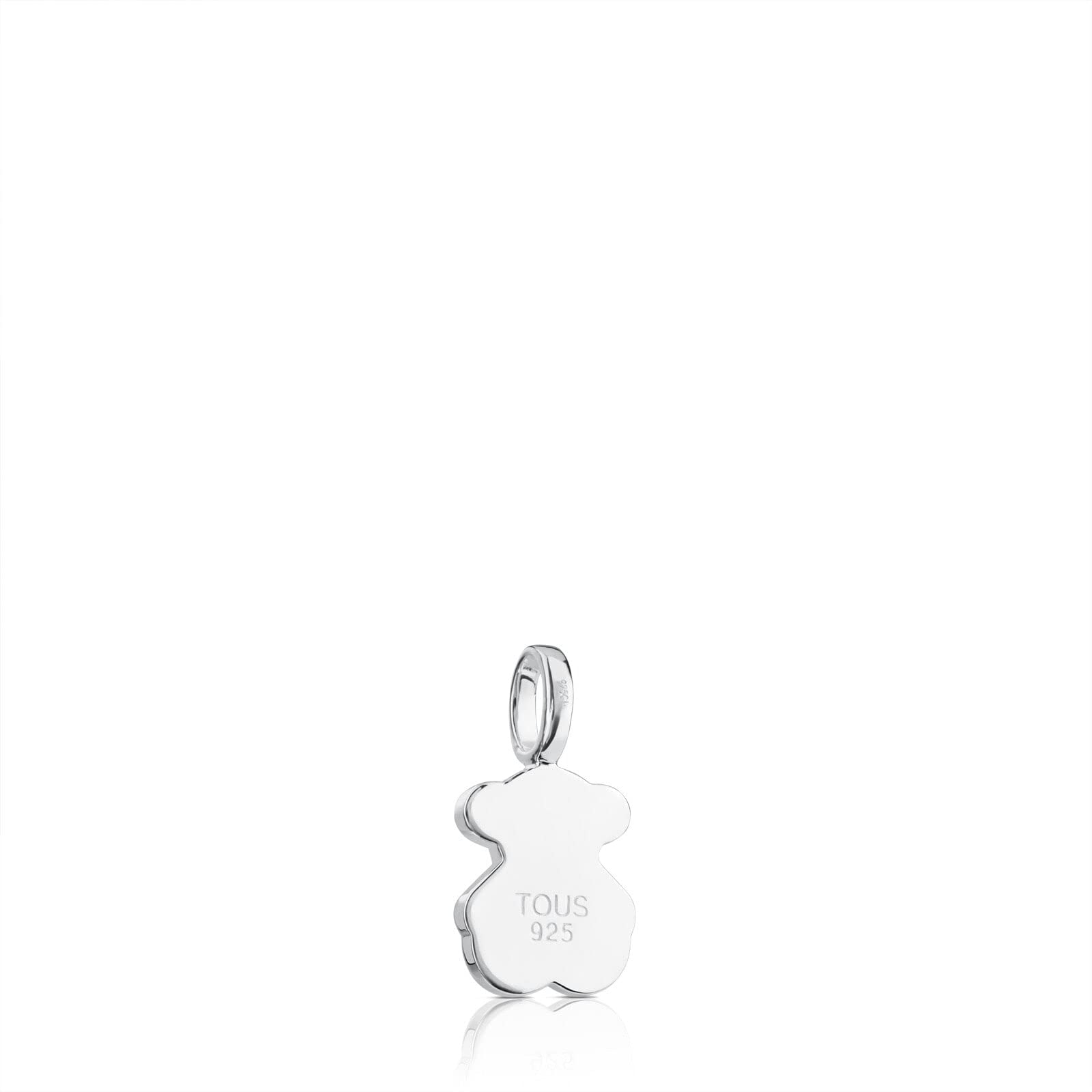 TOUS Colgante de Plata para Mujer con Motivo de Oso, 1.5 cm, Colección Color