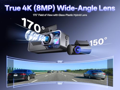 Pelsee S1 Pro Dual Native 4K Front & 4K Rear Dash Cam w/ GPS & 128GB mSD - image 9