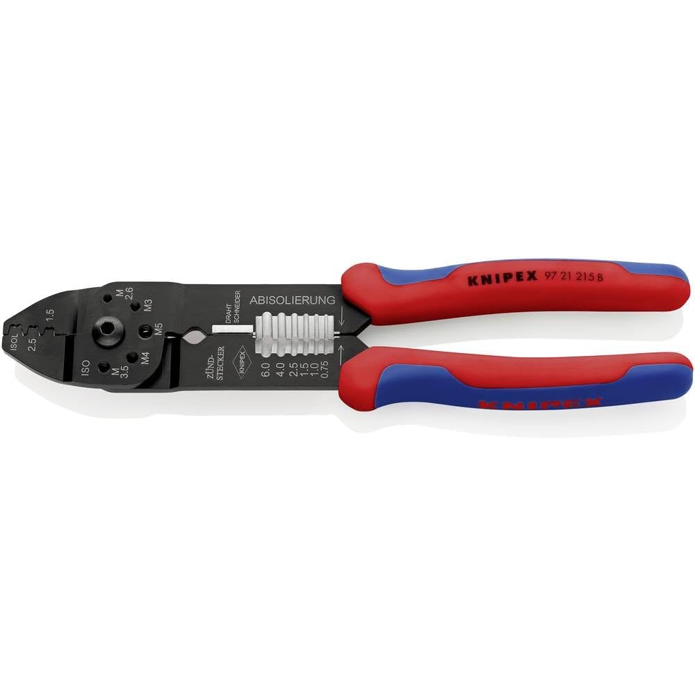 Amazon.com: Knipex 97 21 215 B Crimping Pliers for open plug-type