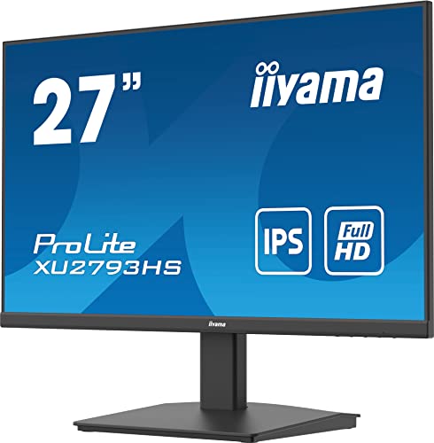 Iiyama Prolite XU2793HS-B5 68,5cm 27" IPS LED-Monitor Full-HD HDMI DP FreeSync Ultra-Slim-Line schwarz – Bild 4