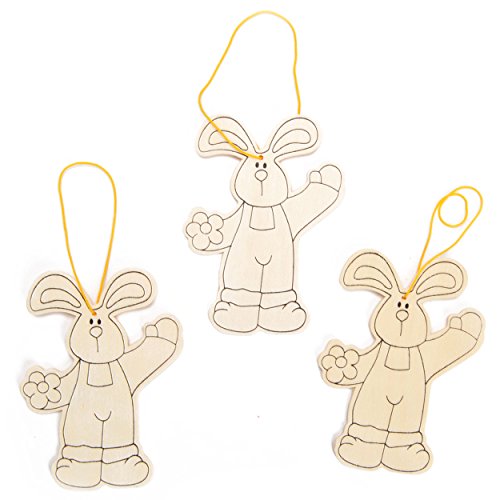 Beleduc - 40712 - Kit De Loisirs Créatifs - Pendentifs Lapin - Set De 3