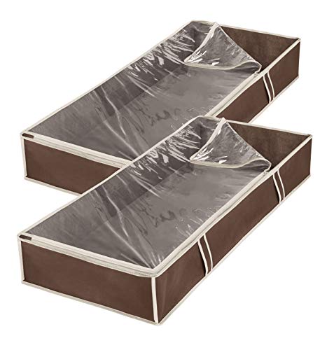 Whitmor Zippered Underbed Bags Java Set Of 2 Pieces #TOP2
