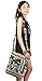 Tribe Azure Large Quilted Hobo Shoulder Bag Crossbody Sling Beach Travel (Blue Black)