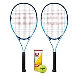 Wilson Tour Slam Lite 50/50 Blue-Blue Tennis Racket Twin Set