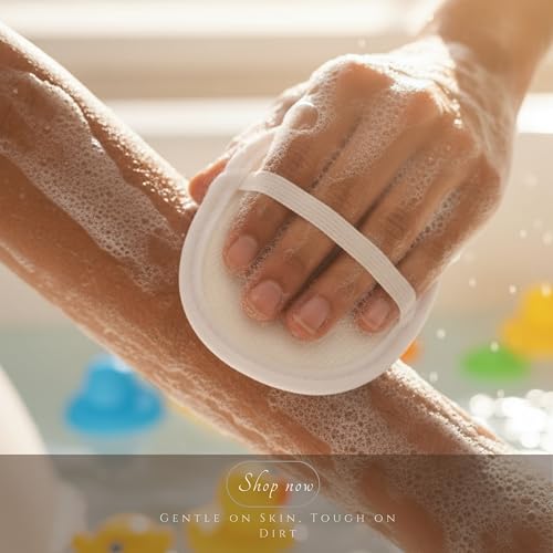 Image of Loofah Bathing Scrubber - Pack of 25 I Soft & Skin-Friendly I Gently Exfoliates for Smooth, Fresh Skin I Compact, Lightweight & Easy to Carry I Perfect for Hotels, Guests & Daily Use