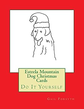 Paperback Estrela Mountain Dog Christmas Cards: Do It Yourself Book