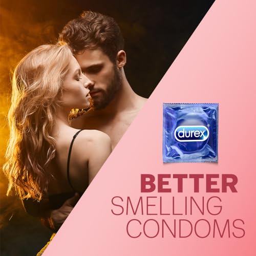 Image of Durex Extra Thin Intense Wild Strawberry Flavoured Condoms For Men -12s (Pack of 3)