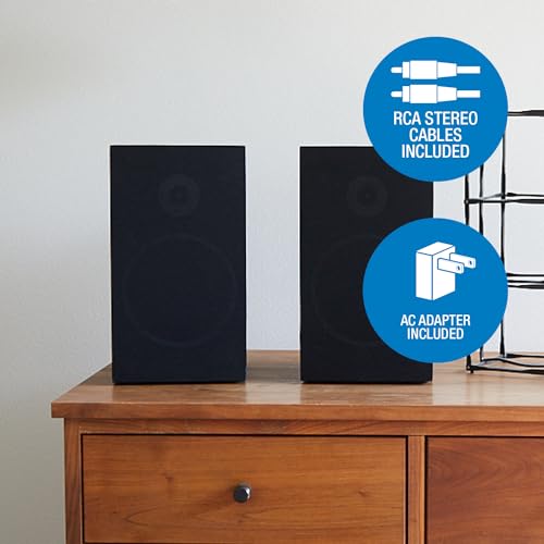 Altavoces de estantería iLive ISB1400B inalámbricos dobles para música y cine 3