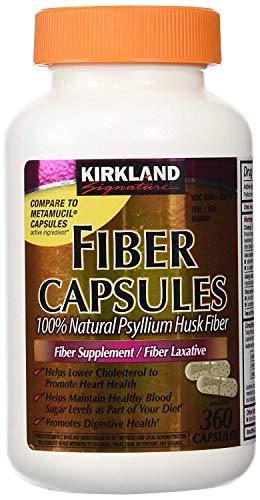 Fiber Capsules Kirkland Therapy for Regularity/Fiber Supplement, ...