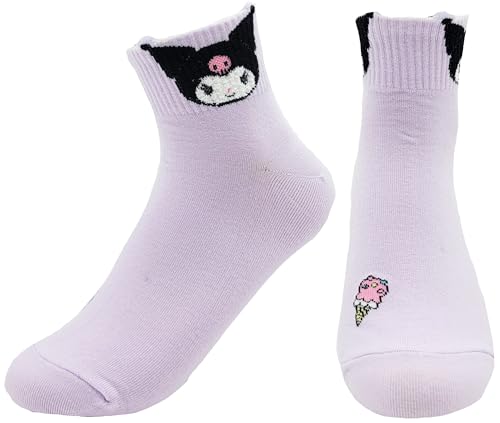 Image of JJMax Women's Kitty Cute Cartoon Cotton Blend Ankle Socks Sets