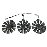 ZHCYAOZ Ventilateur de Carte Graphique RX VEGA64 VEGA56 87 mm 6 Broches, pour ASUS ROG Strix 590 580 570 480, GTX 1080 1070 1060, R9 390(Fan)