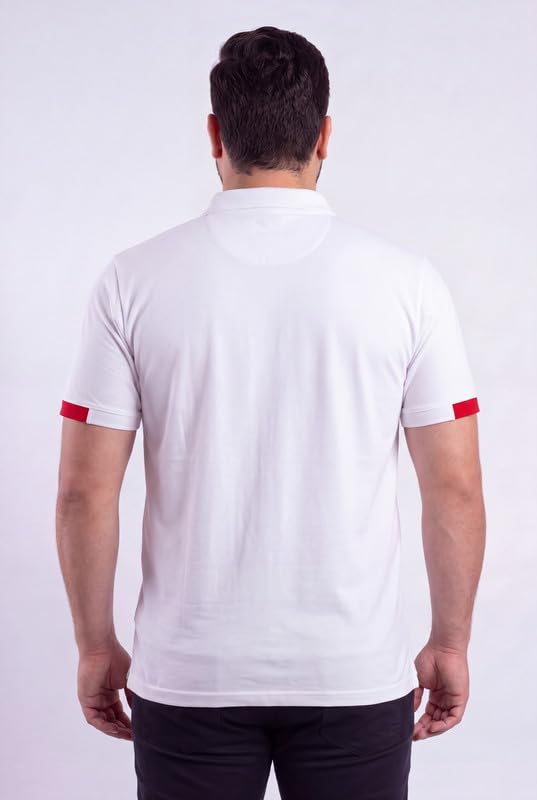 Image of EPPE Men's Plus Size Polo T-Shirt |Regular Fit, Stretchable Micropolyester Half Sleeve T-Shirt for Men|Casual & Sports Wear