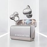 Dmooster D95 Kabellose Kopfhörer–Immersiver Klang, Kreatives Design Clip-On-Open-Ear-Kabellose Ohrhörer,Bluetooth 6.0 Kopfhörer,20 Stunden Spielzeit, IPX6 wasserdicht,Übersetzungen in 68 Sprachen