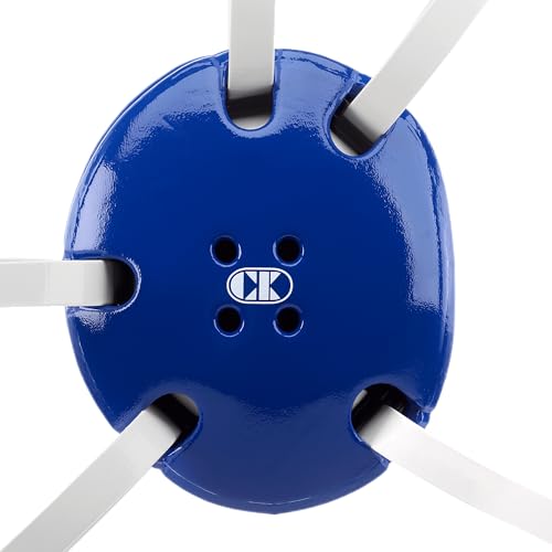Casque de sport Cliff Keen E58 de lutte bleu ajustable unisexe