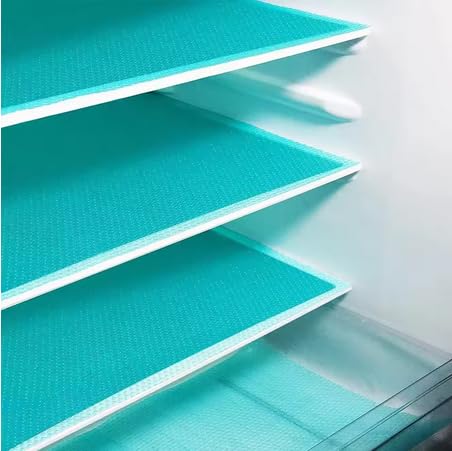 Lot de 4 Tapis de Frigo en EVA Antidérapants & Imperméables – Protection Optimale pour Étagères et Tiroirs – Lavables & Réutilisables – Format...