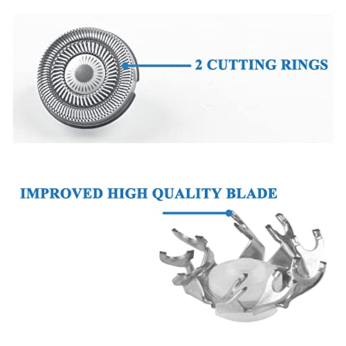 Shaver Replacement Blades,Electric Razor Replacement Head,4-Pack #TOP2