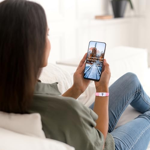 Daily Bible Verse WWJD Bracelet, Christian Jesus Bracelet for Women Men, Jesus Gift Wristband, WWJD Bracelet - What Would Jesus Do Bracelet3